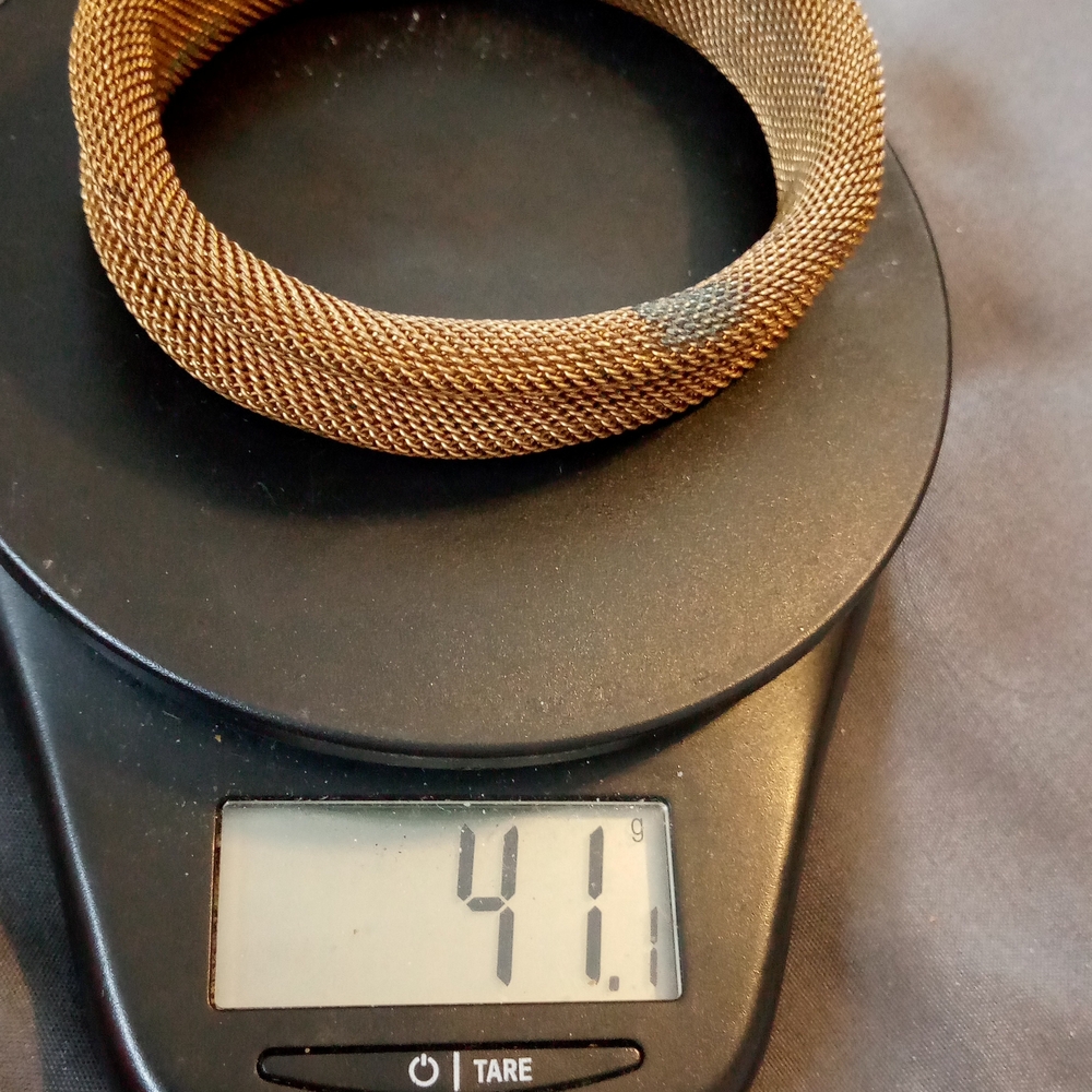 Gold Mesh Electronics Wearable - image 1